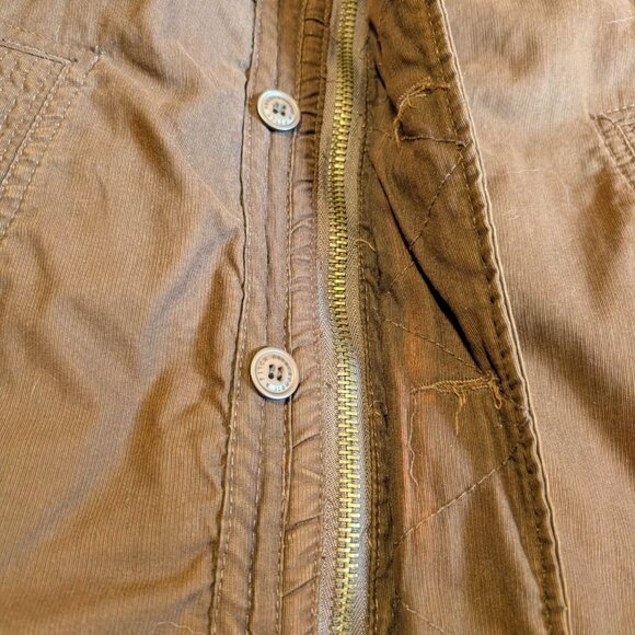 Y2K Abercrombie & Fitch Adirondack Coat Heavy Sherpa - Lined Men's Medium zip up - Picture 3 of 8